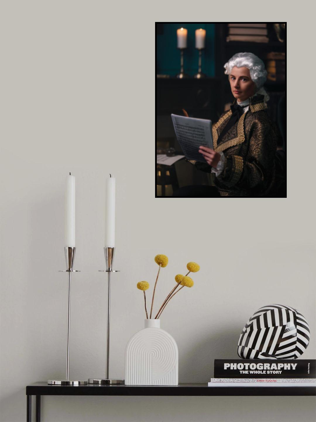 Woman as Man series: Wolfgang Amadeus Mozart Poster och Canvastavla