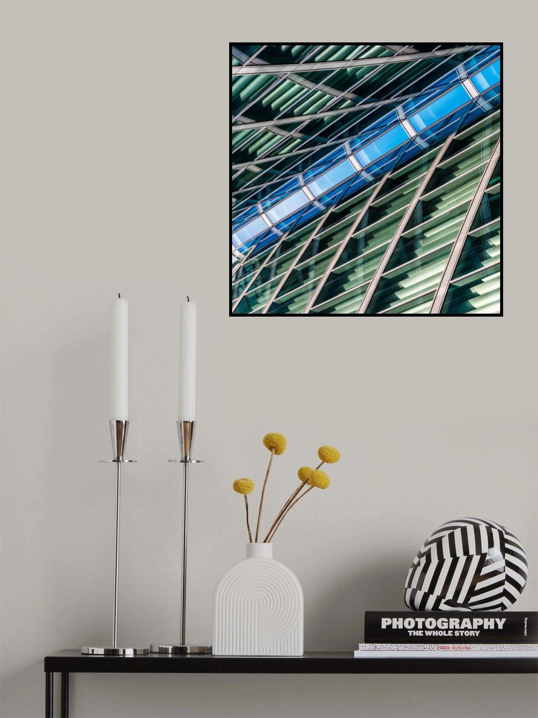Milan, Palazzo Lombardia XLII Poster och Canvastavla