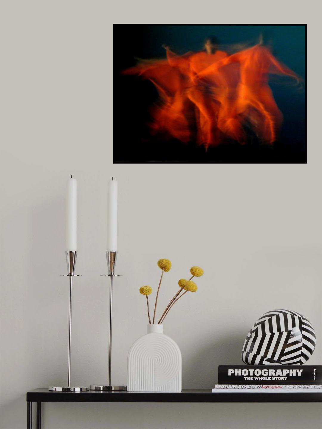 Dance of fire Poster och Canvastavla