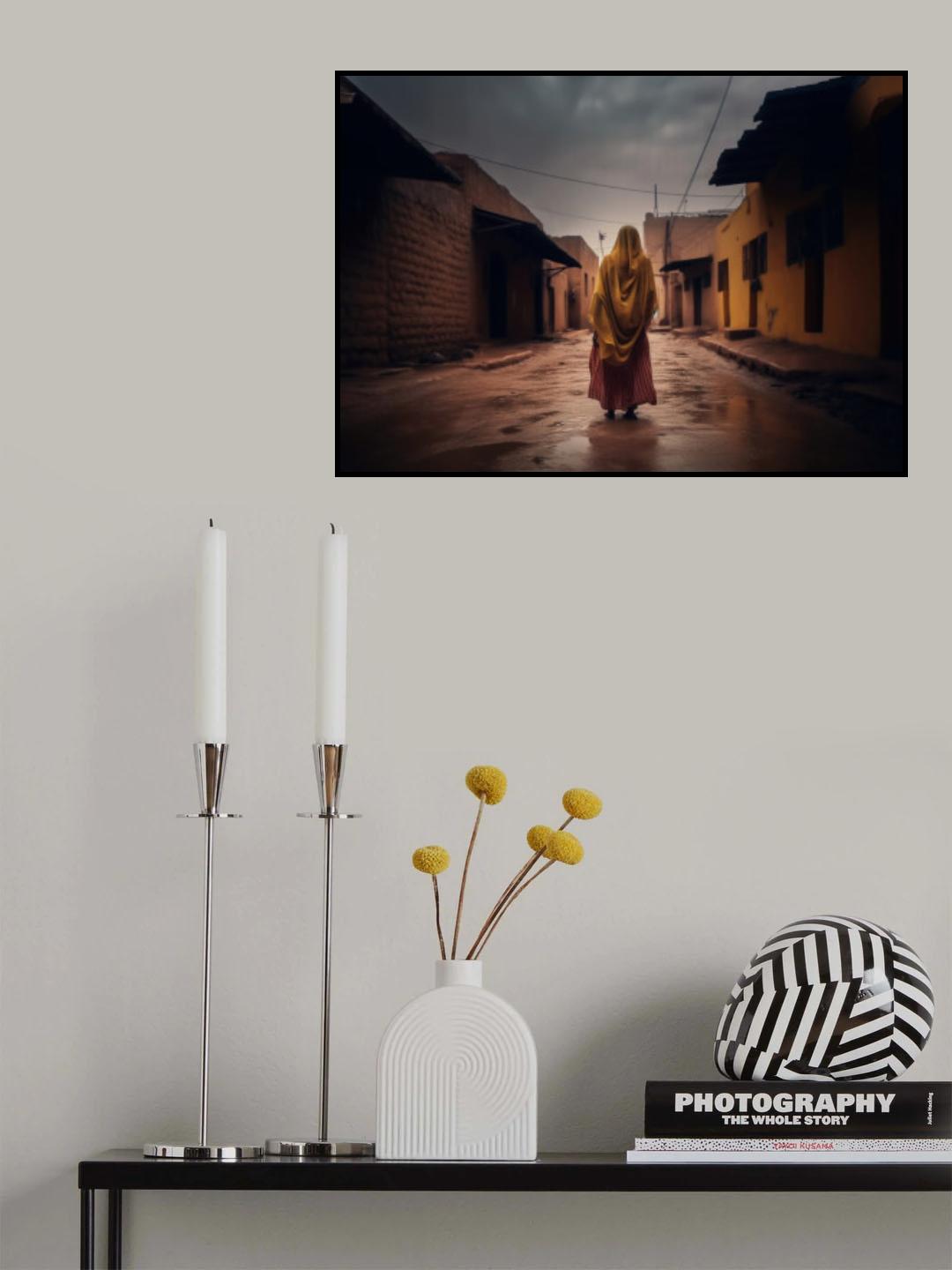 Alone in the village Poster och Canvastavla