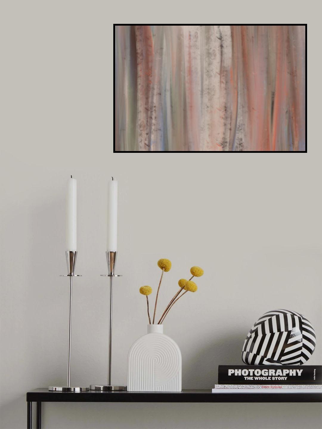 Rough Strokes Poster och Canvastavla