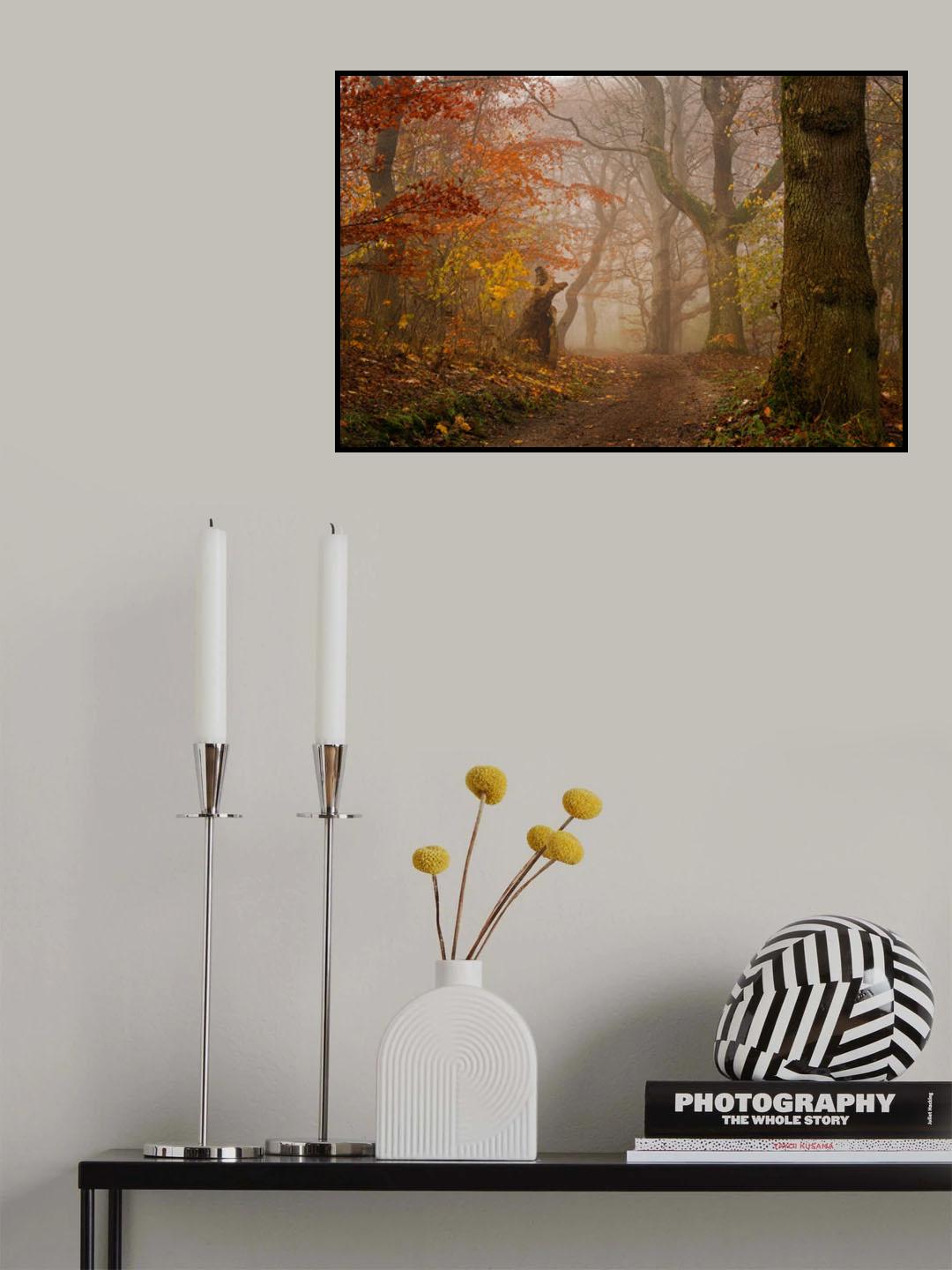 My autumn walk Poster och Canvastavla