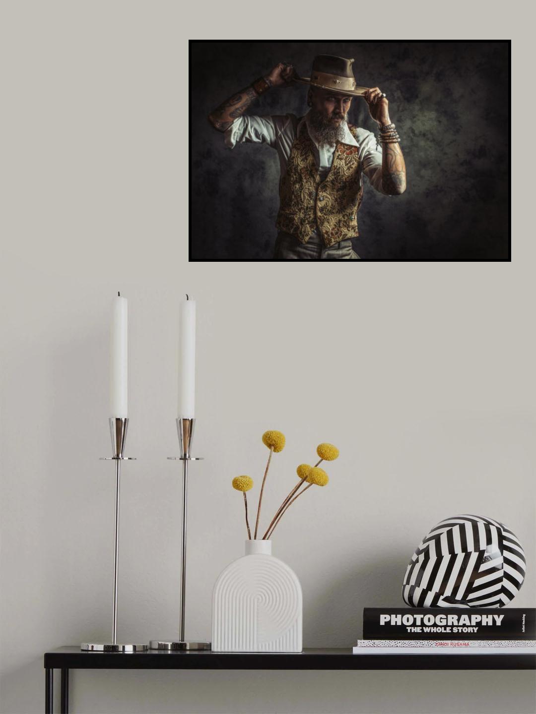 Bohemian King Django Poster och Canvastavla