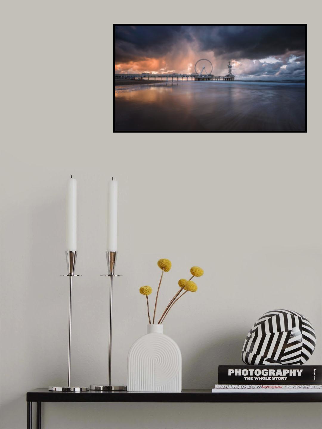 Scheveningse Pier Poster och Canvastavla