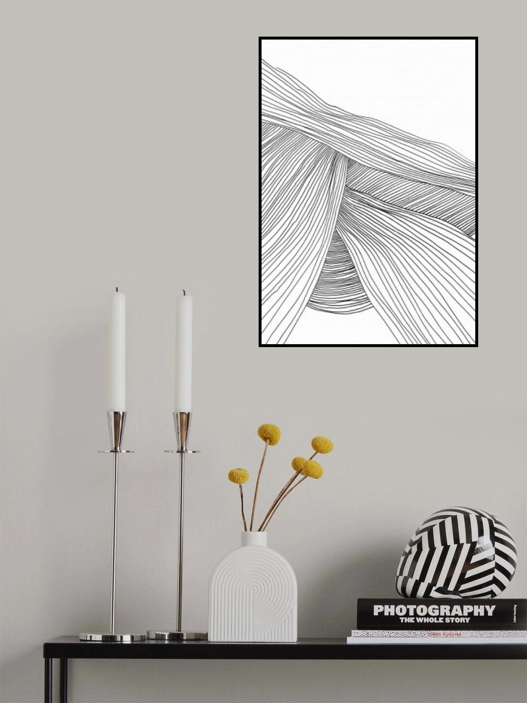 Waves Poster och Canvastavla