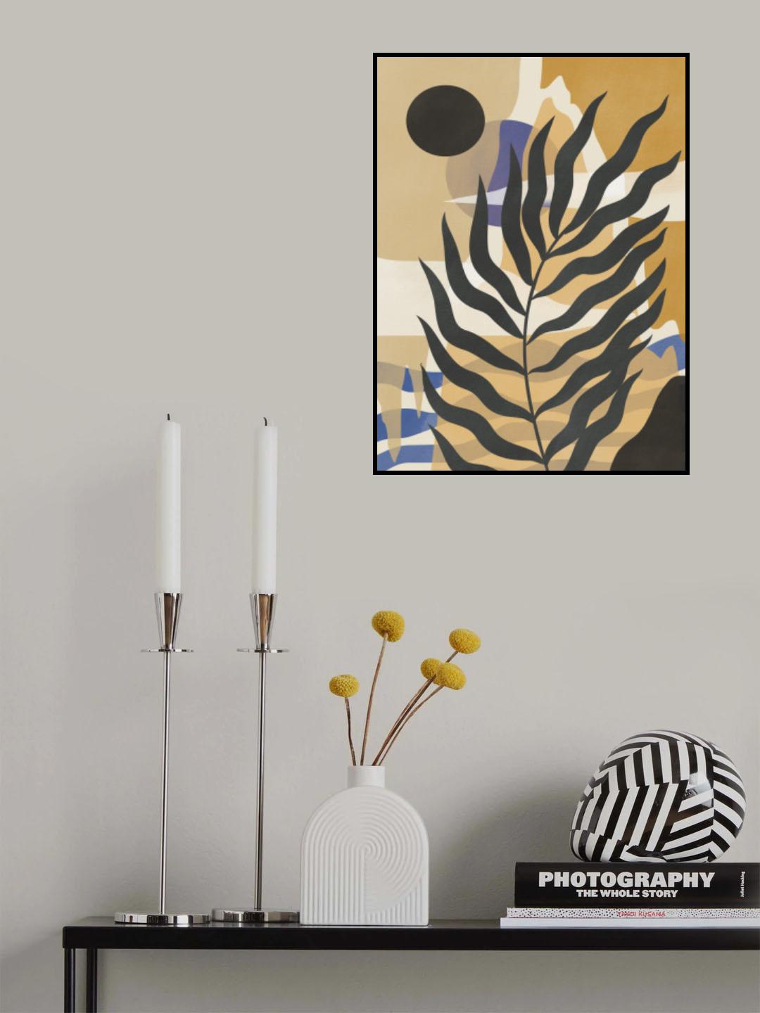 Dark Orb Tropical Poster och Canvastavla