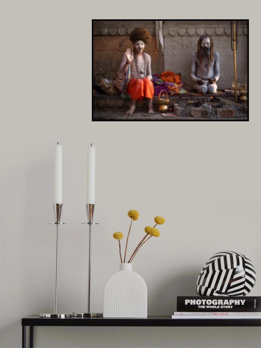 The Sadhu's Blessing Poster och Canvastavla