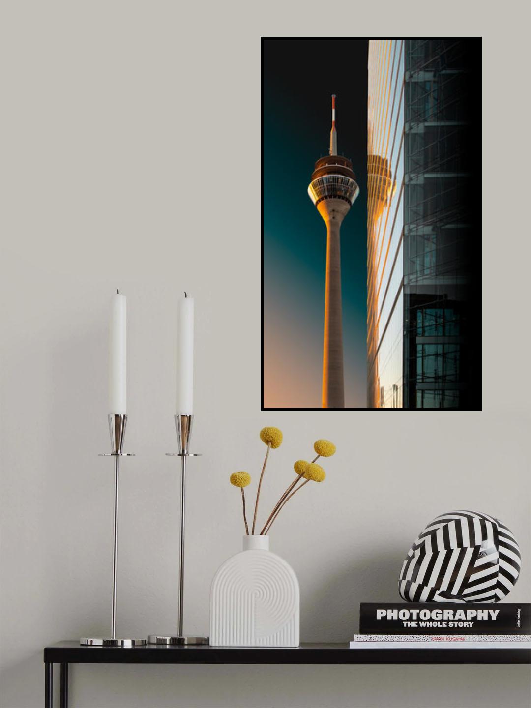 ... sunset in the city Poster och Canvastavla