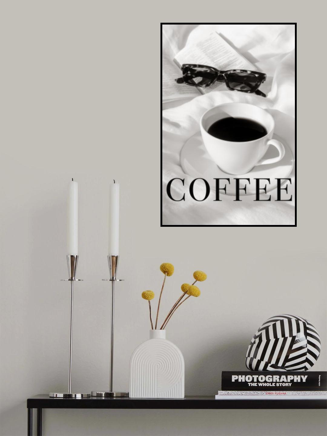 Coffee in Bed Poster och Canvastavla
