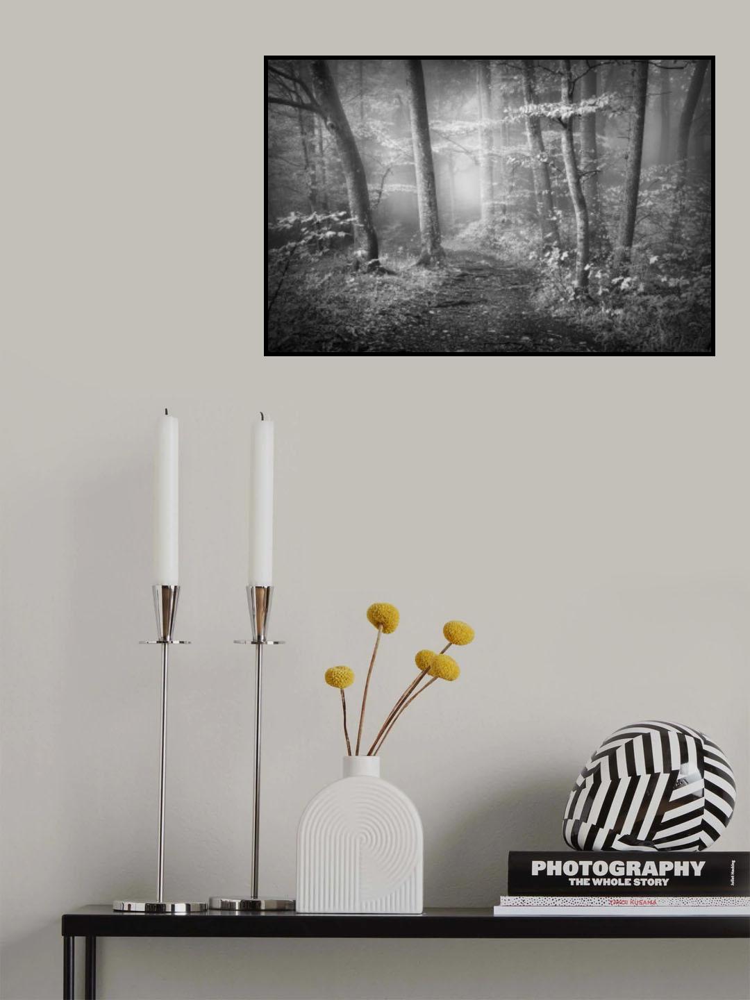 Oktober Trees Poster och Canvastavla