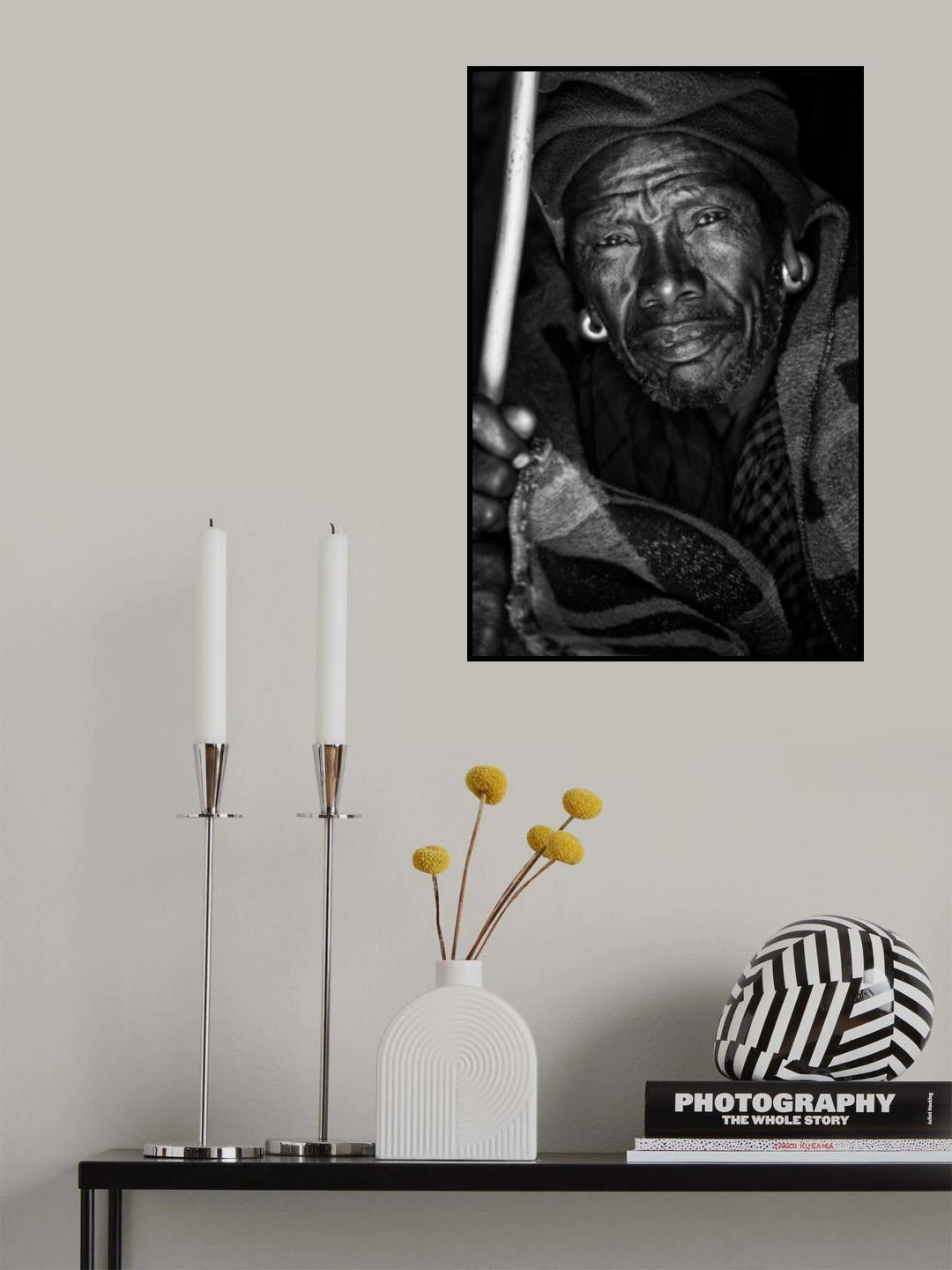 Masai Chief ll Poster och Canvastavla