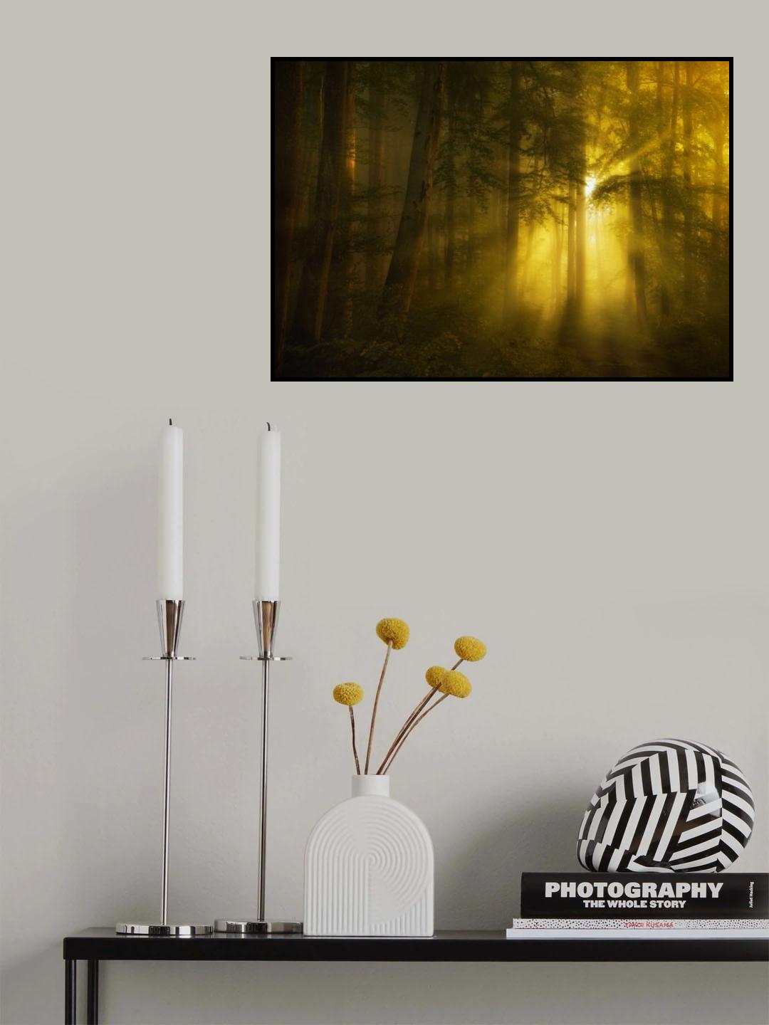 Yellow Poster och Canvastavla