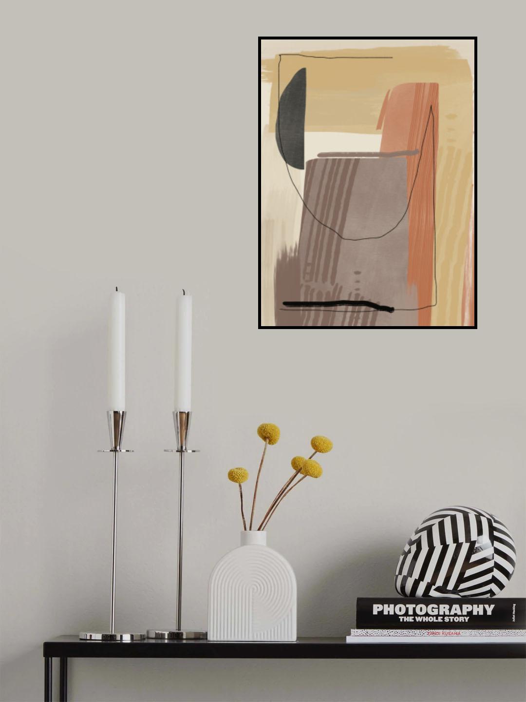 Color Composition Study Poster och Canvastavla