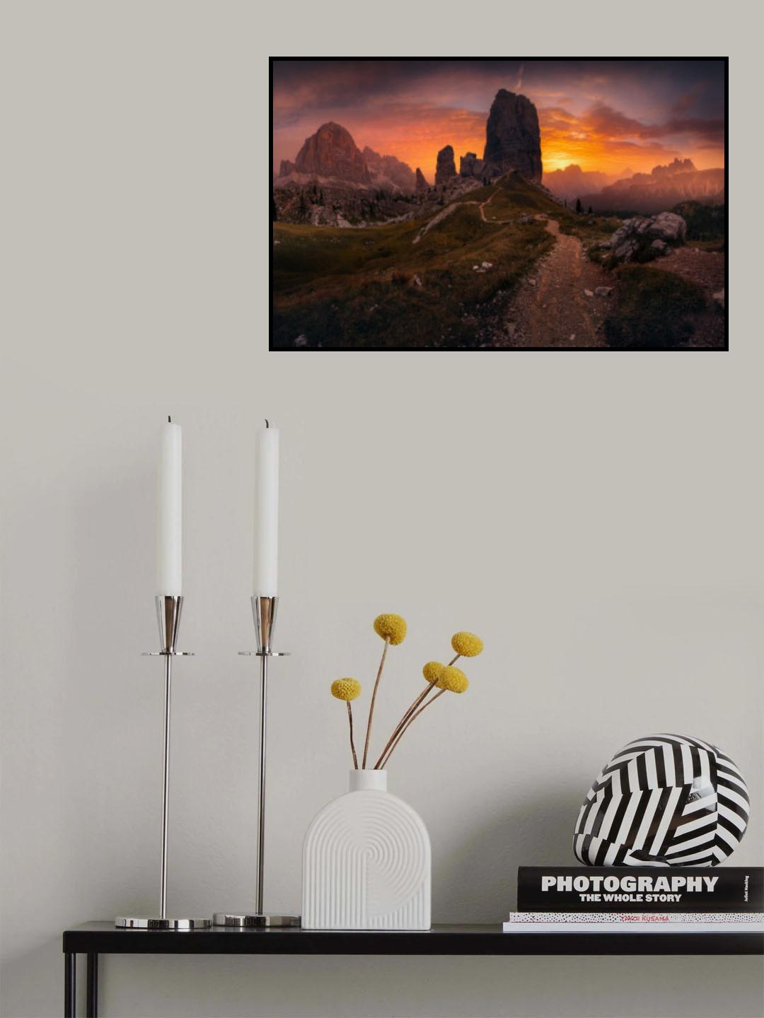 Cinque Torri Poster och Canvastavla