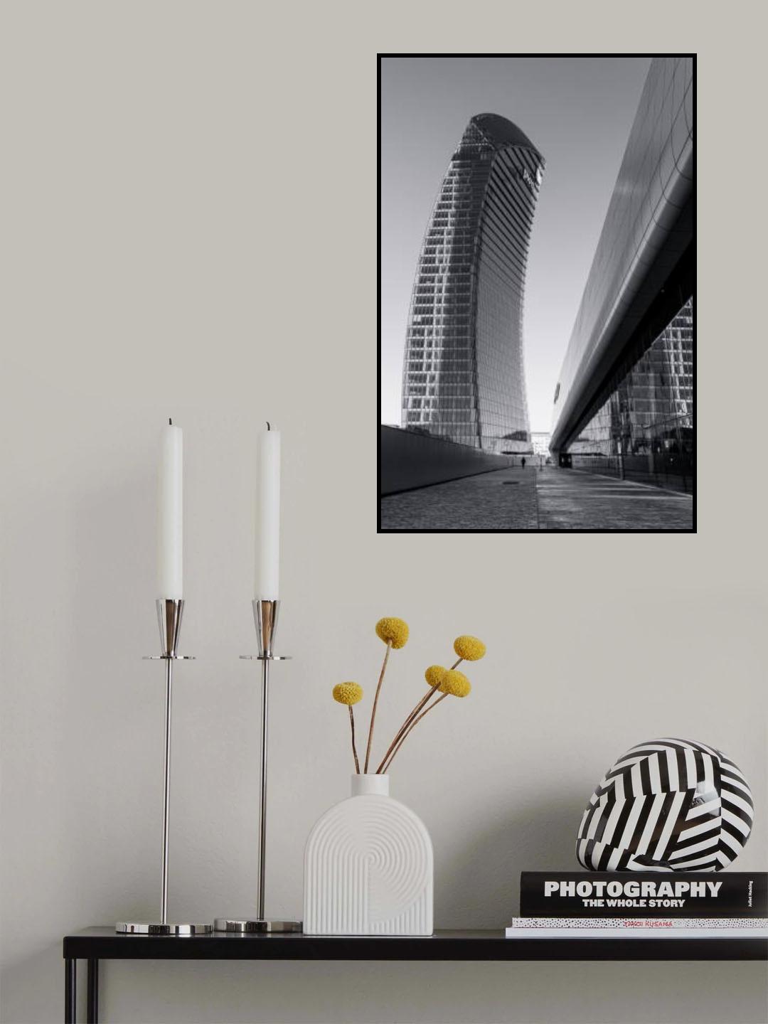 City life - il curvo Poster och Canvastavla