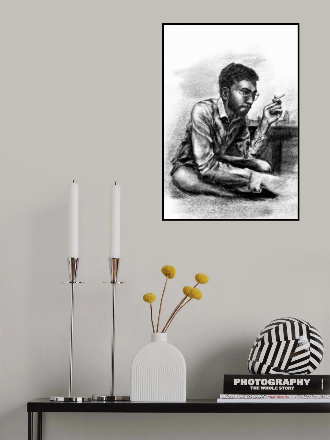 In Thought Poster och Canvastavla