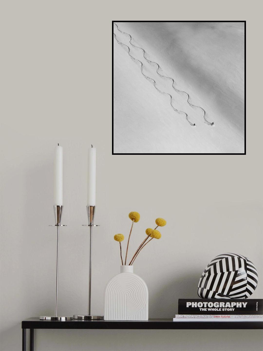 Ski(mi)nimal Poster och Canvastavla
