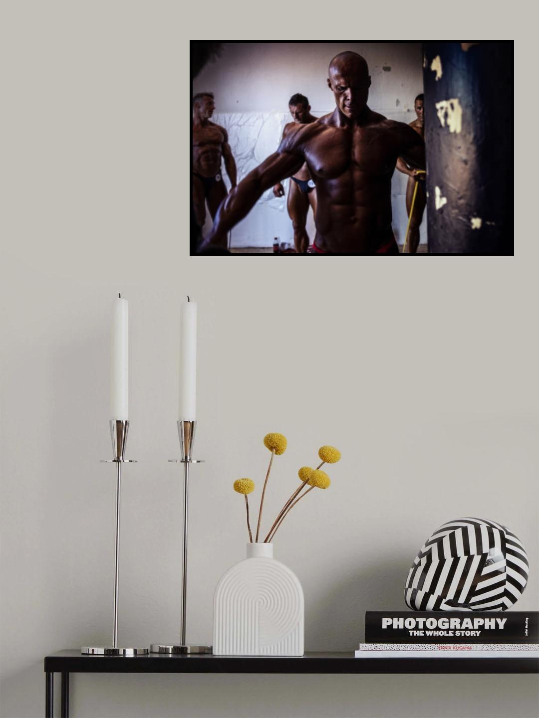 Body Building Poster och Canvastavla