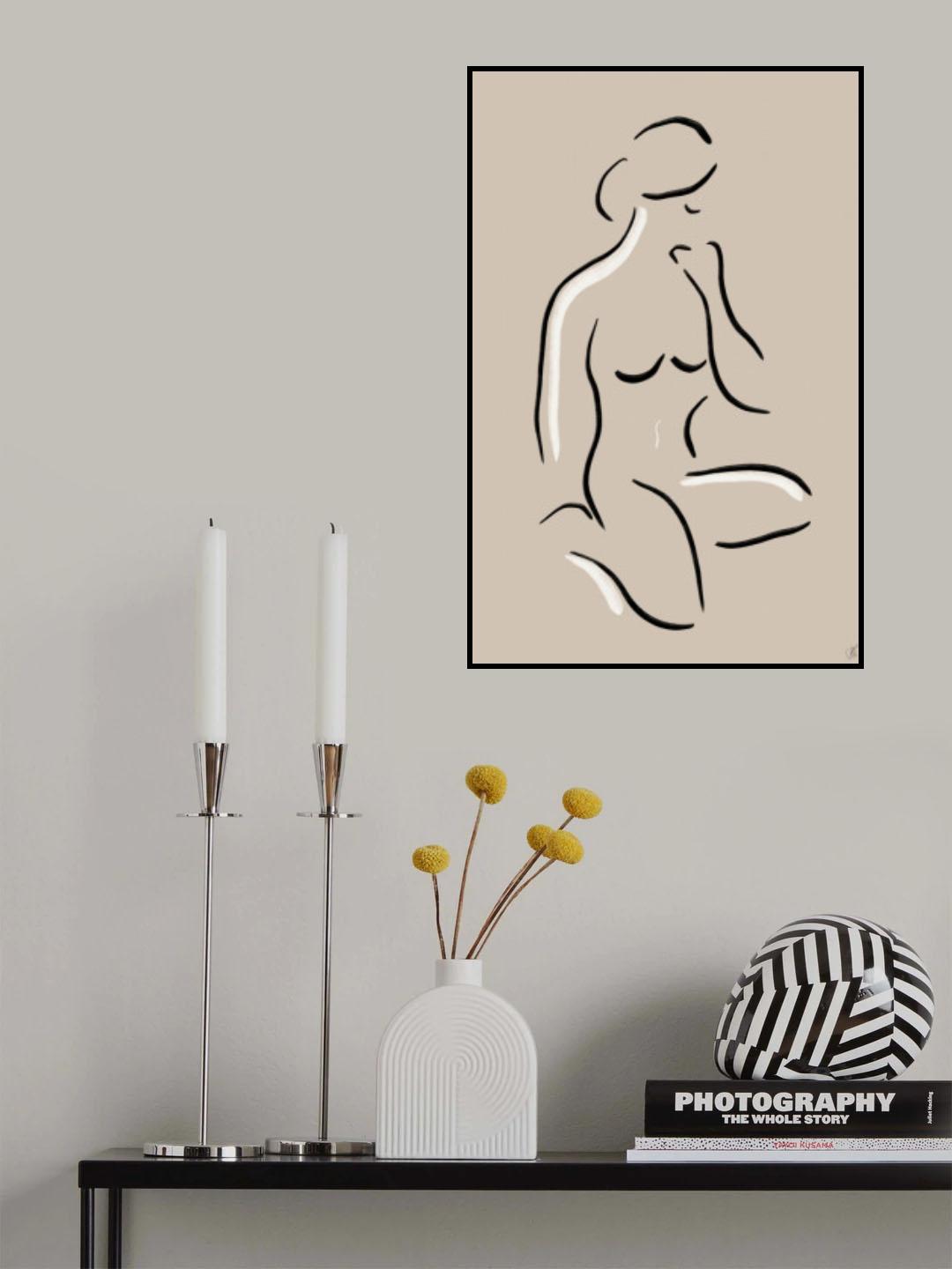 Lady Body No. 4 Poster och Canvastavla