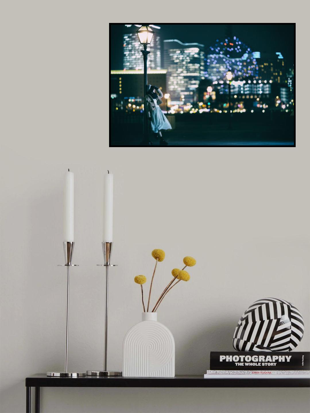 City Lights Poster och Canvastavla
