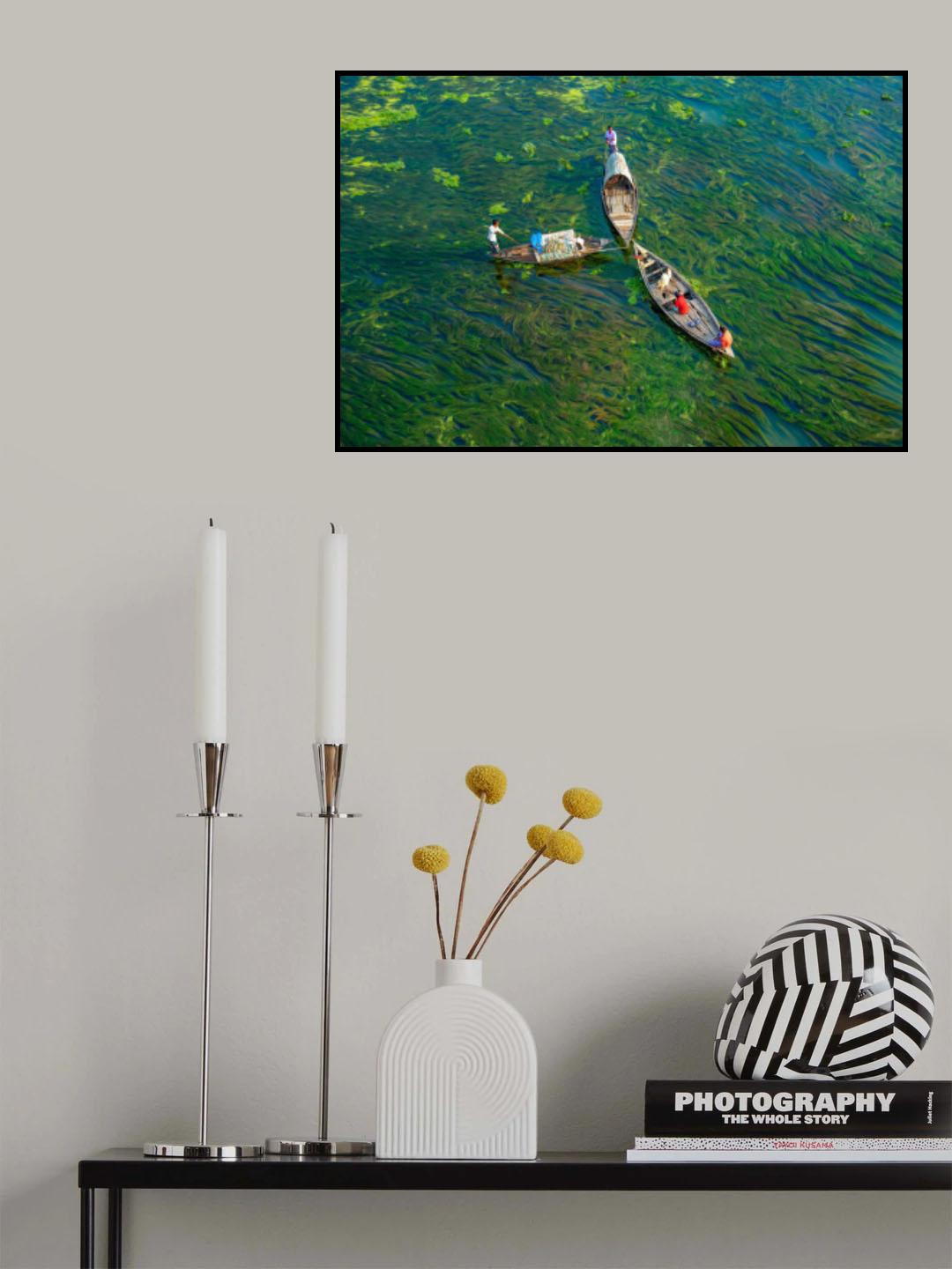Boat Triangle Poster och Canvastavla