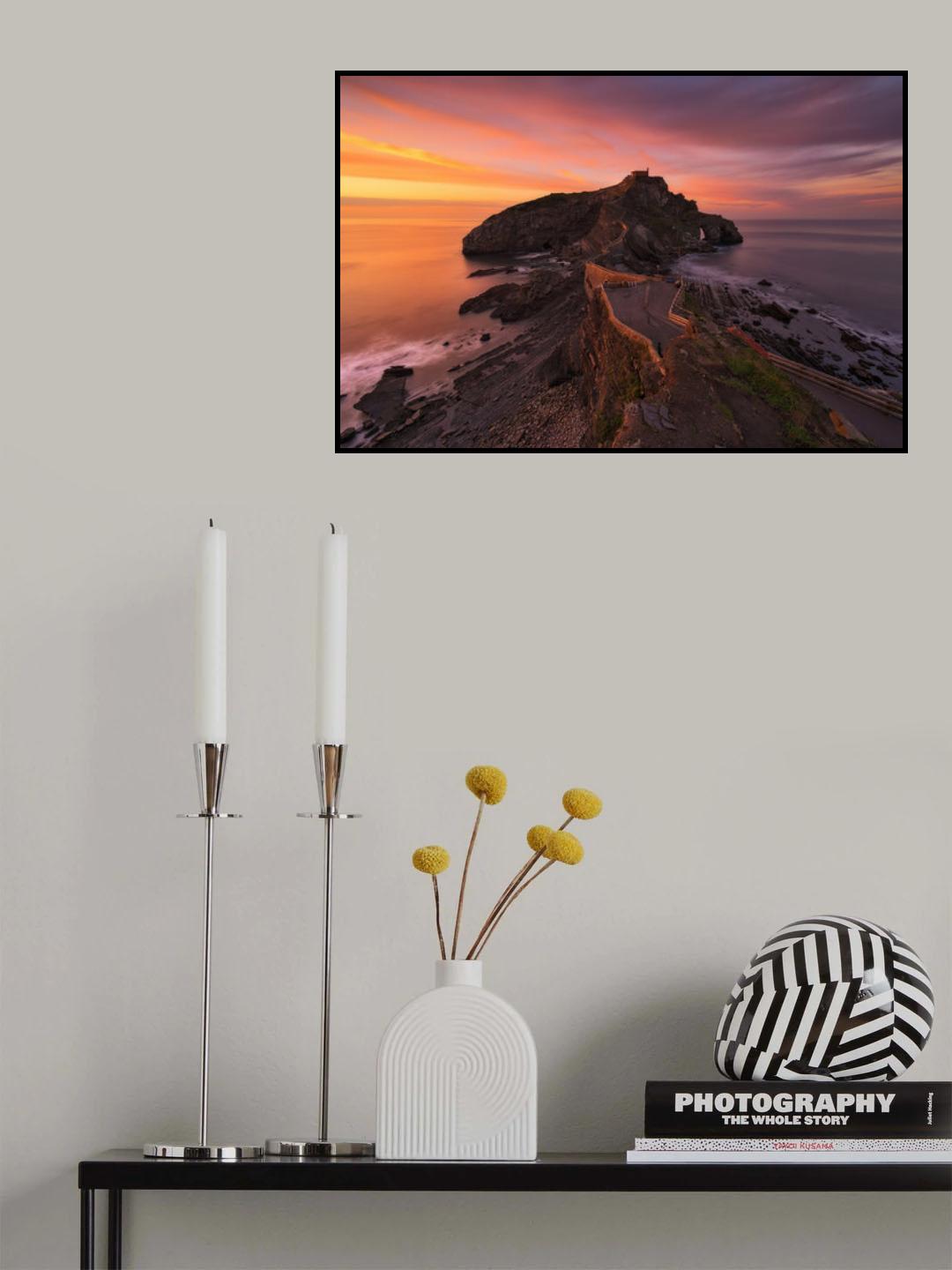 Gaztelugatxe Poster och Canvastavla