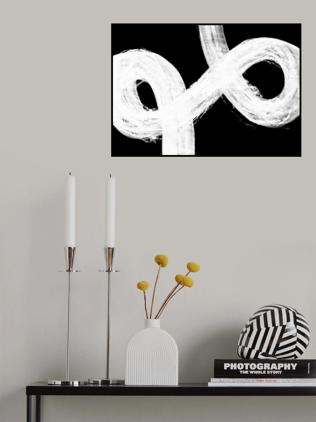 Negative Omega Poster och Canvastavla