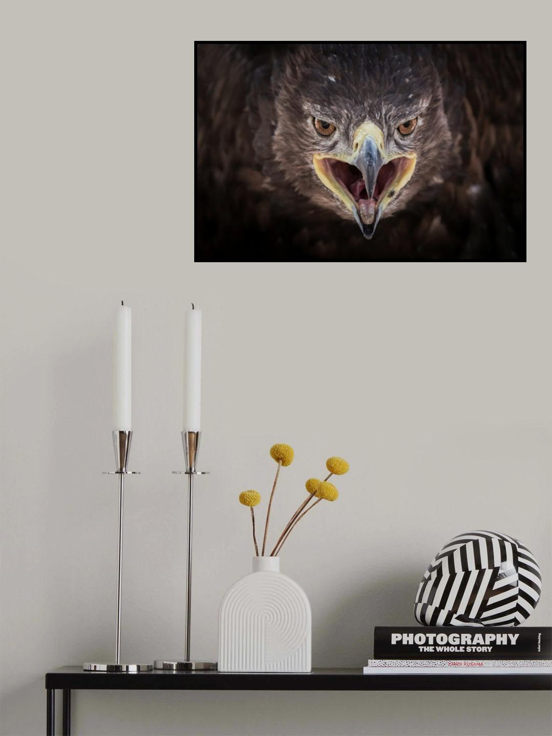 Steppe Eagle Poster och Canvastavla