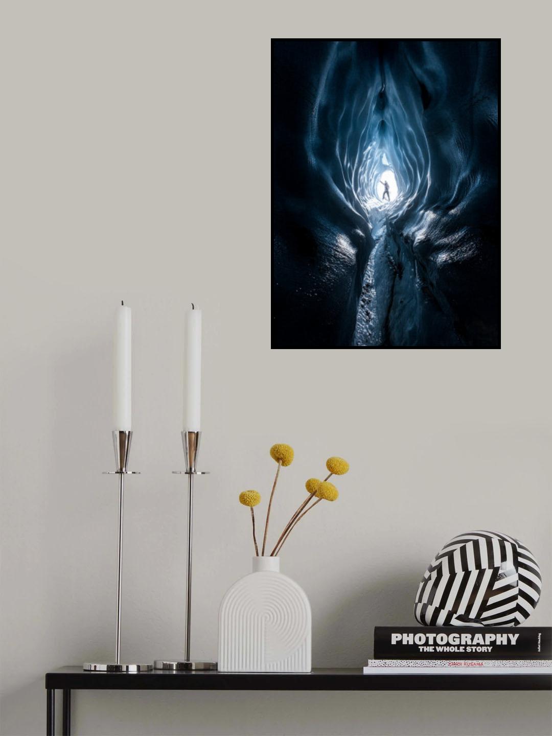 Ice Cave Poster och Canvastavla