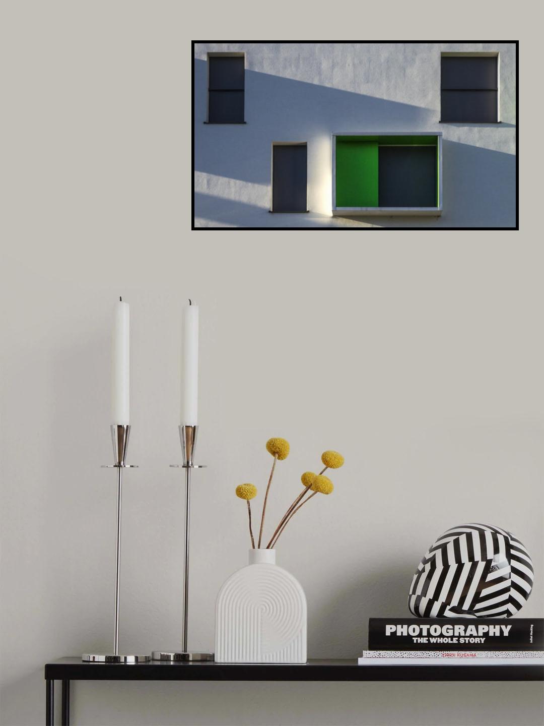 Glowing green Poster och Canvastavla