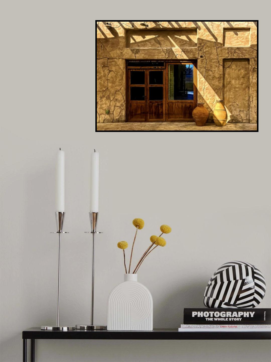 Facade - Old city of Dubai Poster och Canvastavla