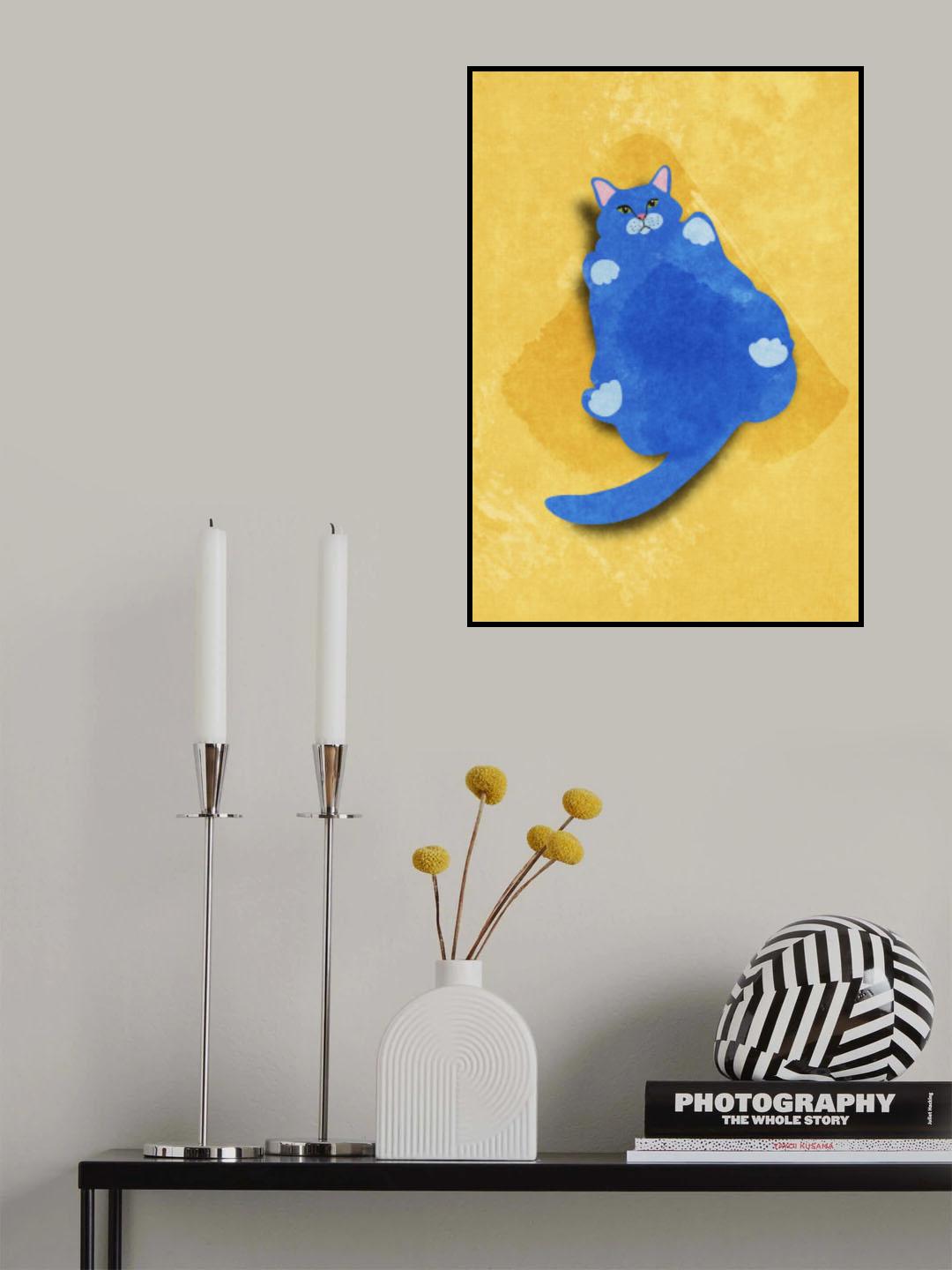 Fat Cat Poster och Canvastavla