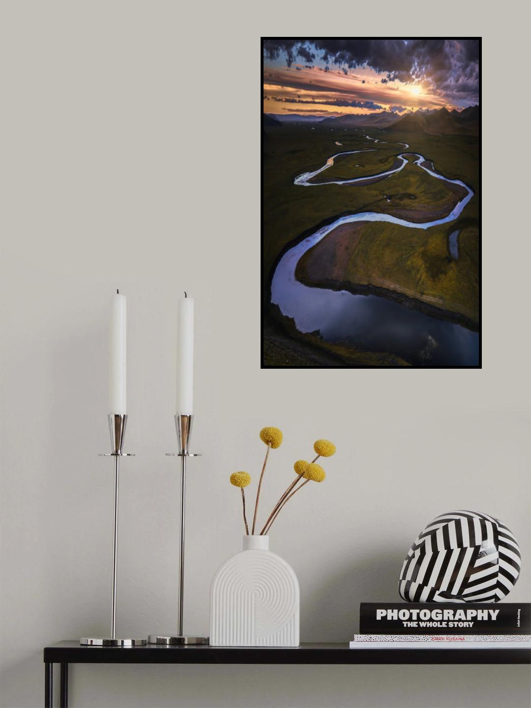 Colorful rivers Poster och Canvastavla