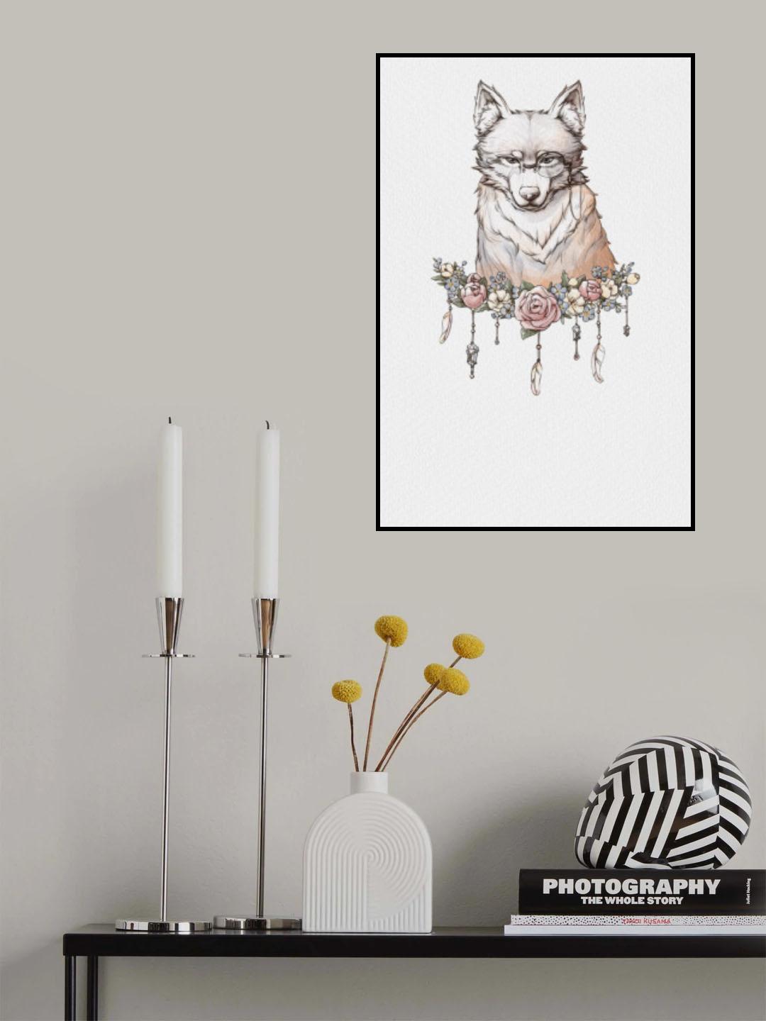 Wolf Art home Poster och Canvastavla