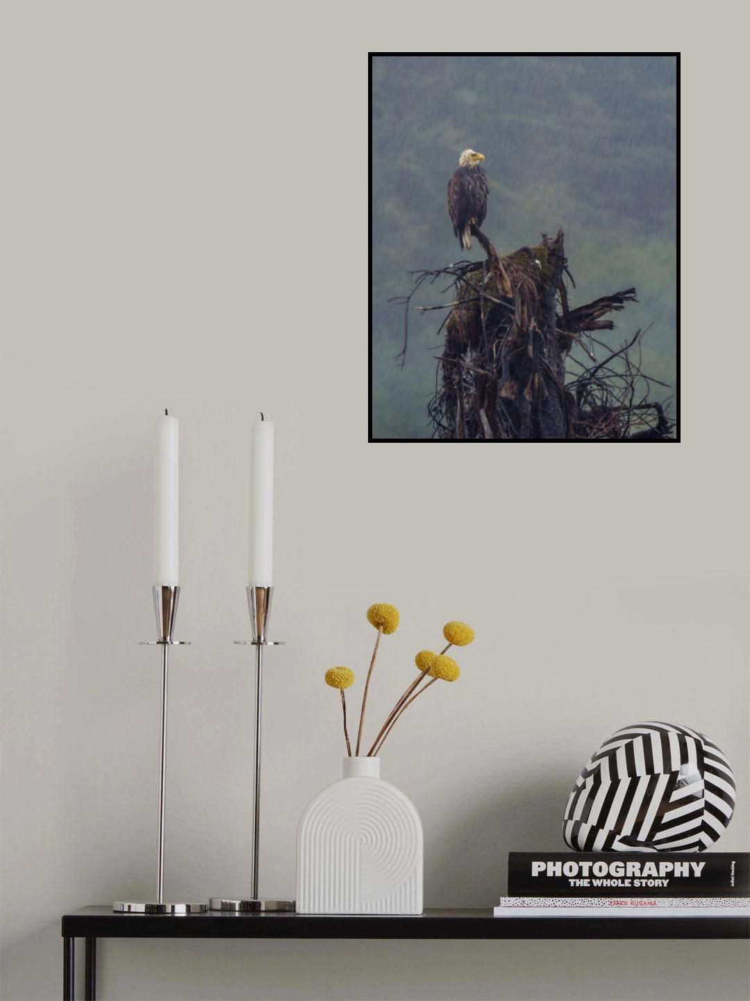 Stay strong under rain Poster och Canvastavla