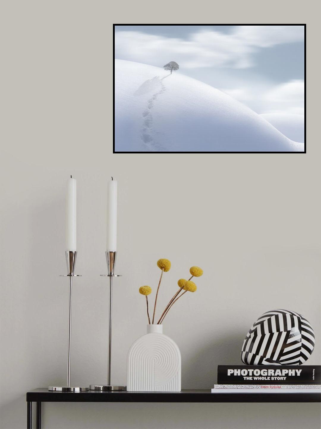on my own alone Poster och Canvastavla