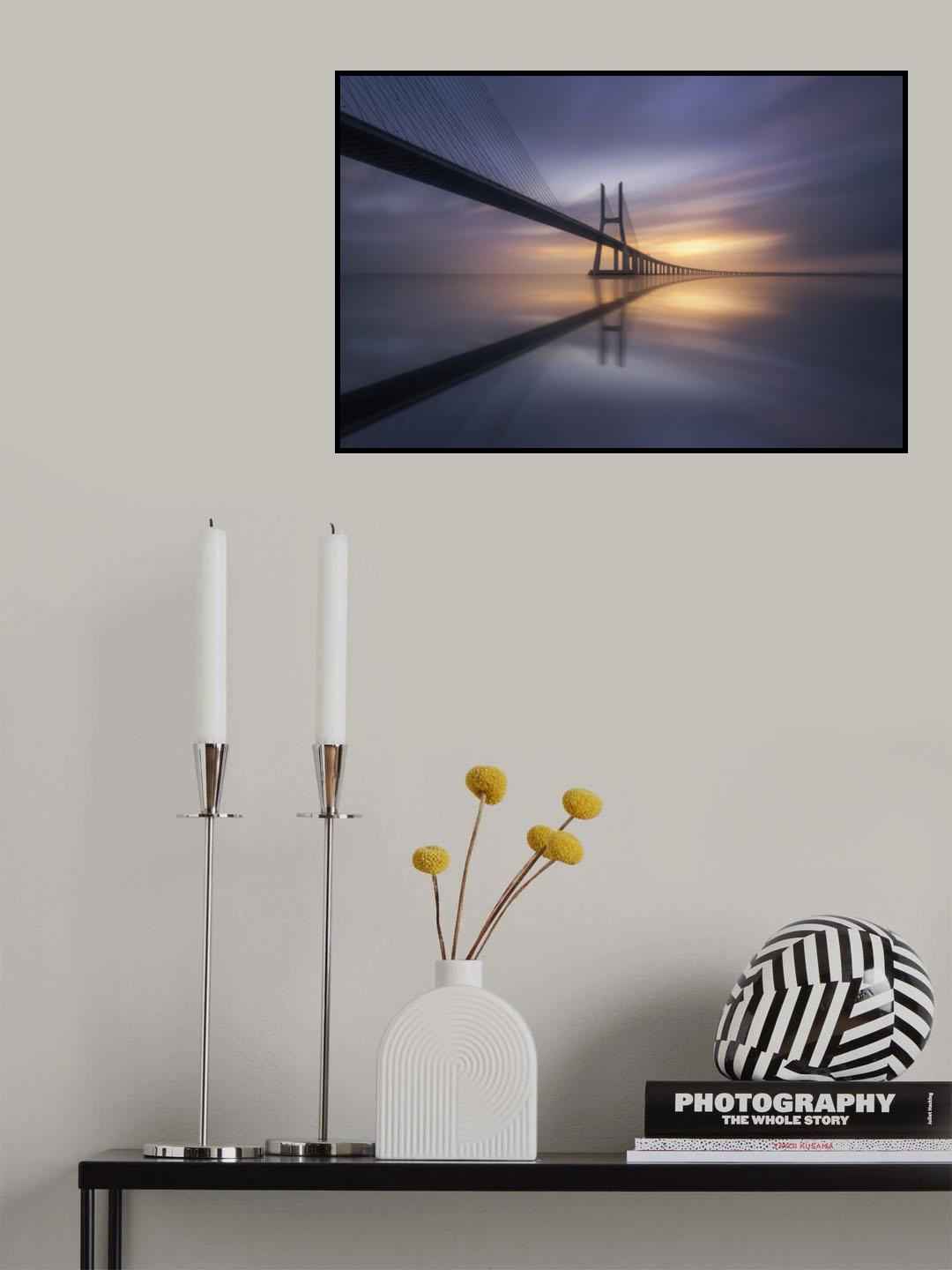 Sunrise bridge Poster och Canvastavla