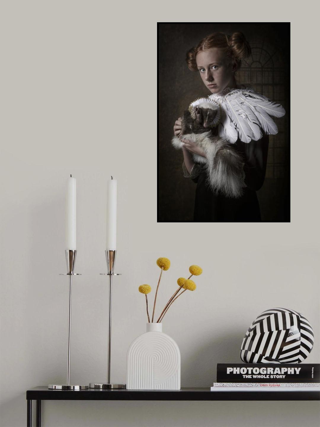 My camera shy skunk Poster och Canvastavla