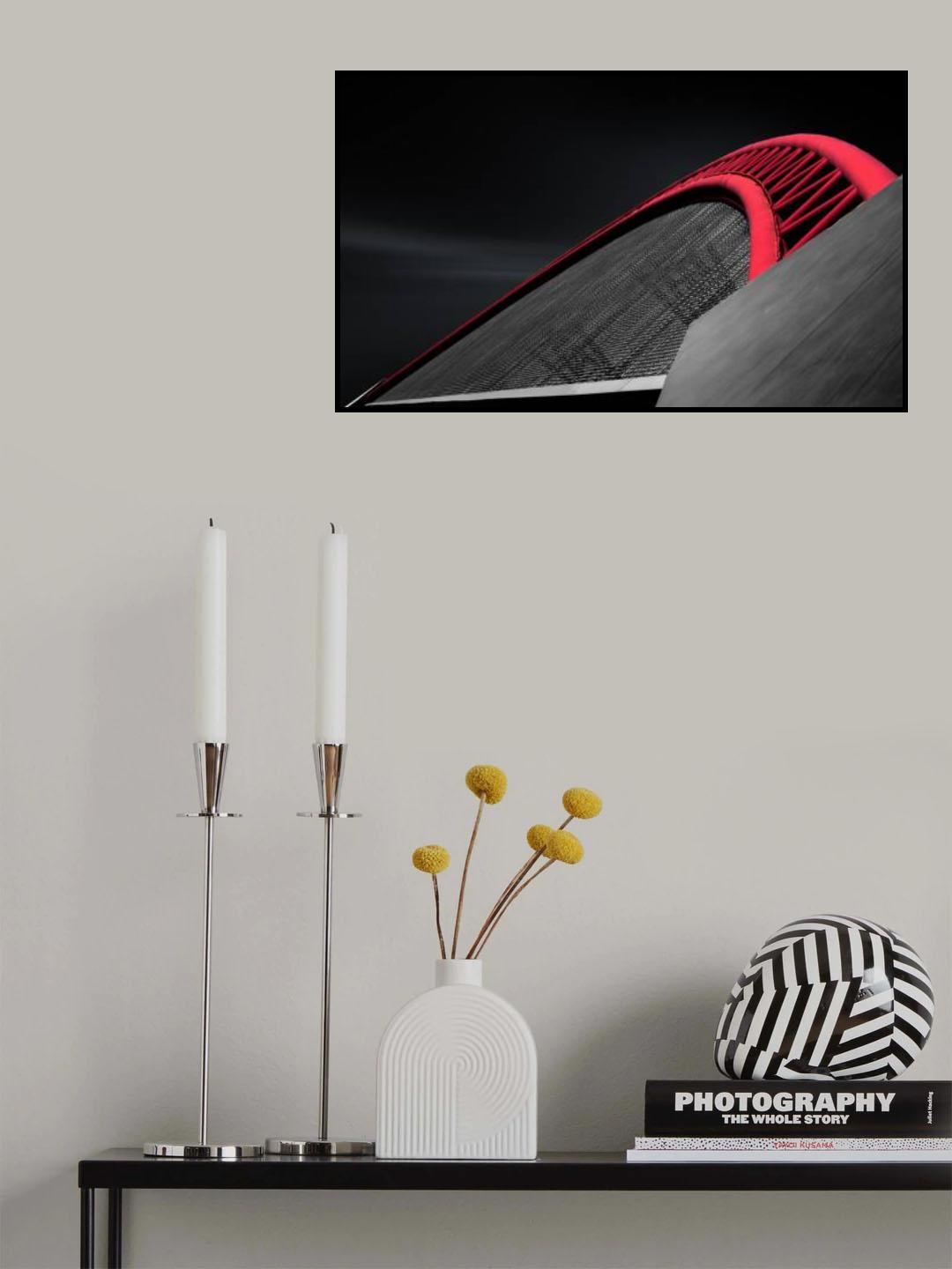 红色抛物线 Poster och Canvastavla