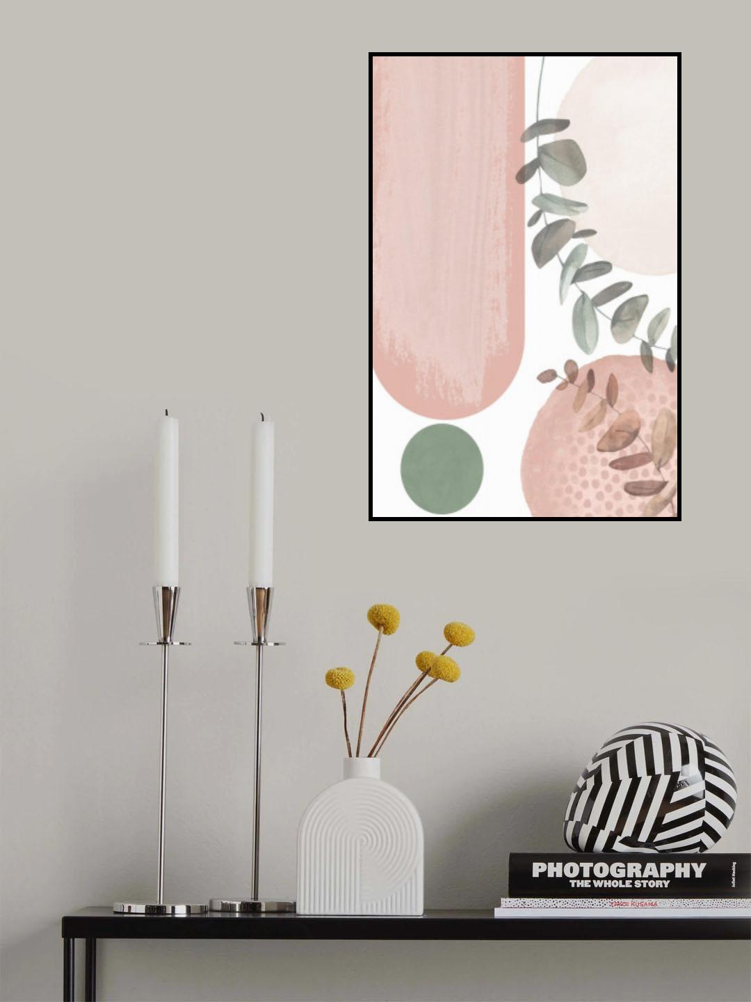 Sage Pink 1 Poster och Canvastavla
