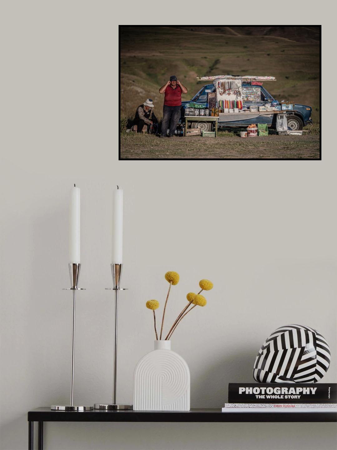 Traveling shop Poster och Canvastavla