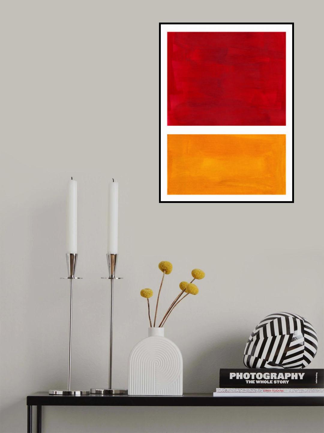 Colourfield 10 Poster och Canvastavla