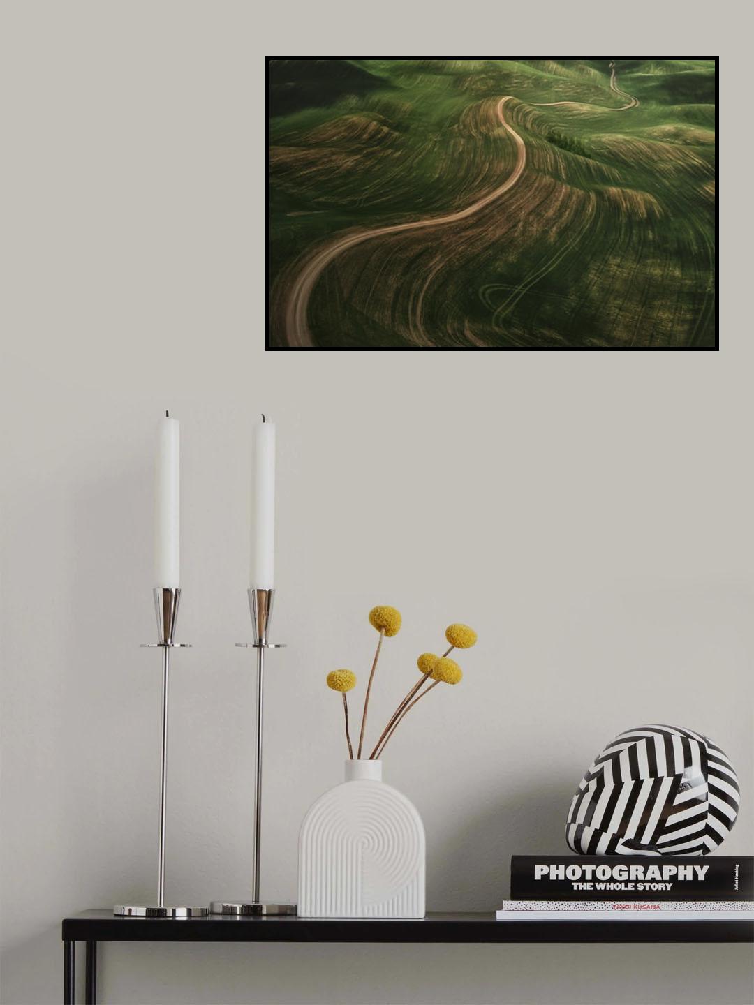 Country Road Poster och Canvastavla