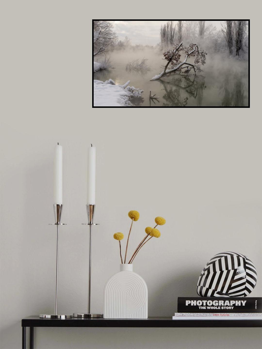 Fog over the water Poster och Canvastavla