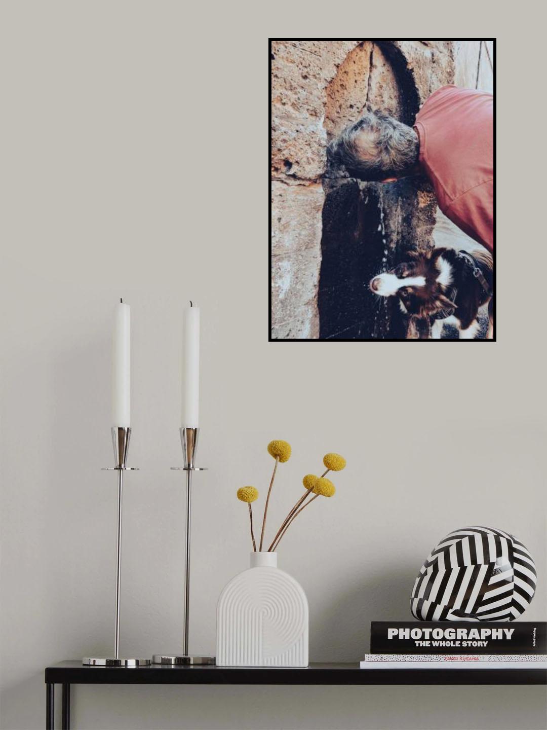 Thirsty friends Poster och Canvastavla