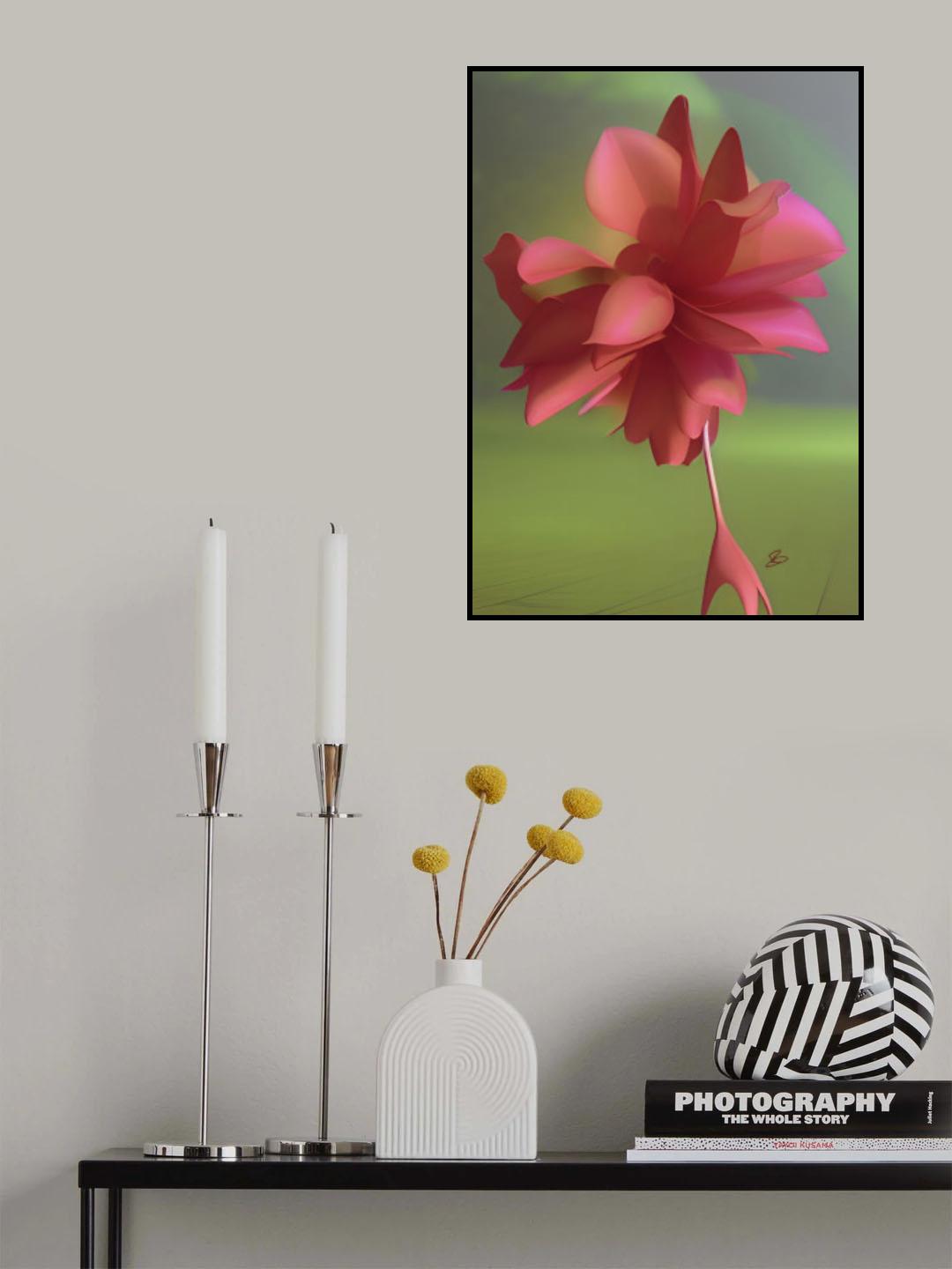 Strolling Flower Poster och Canvastavla