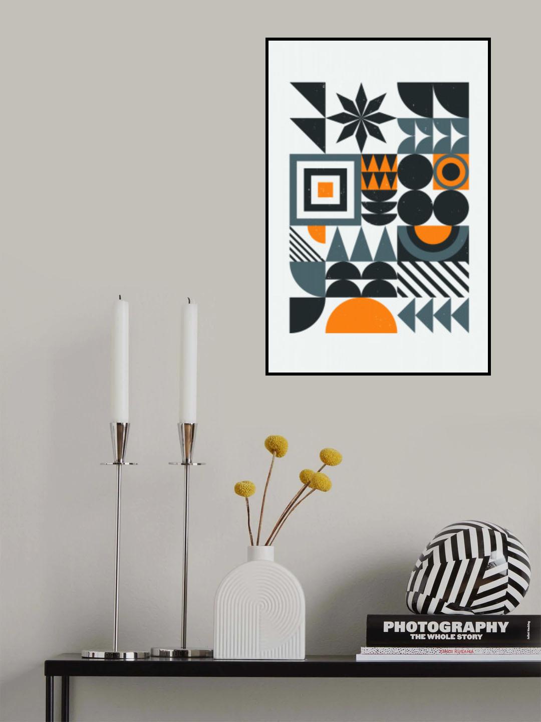 Vibrant Bauhaus Collection #4 Poster och Canvastavla