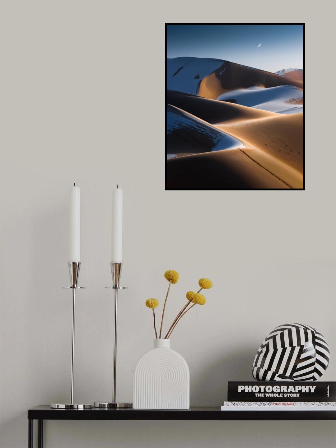 巴丹吉林沙漠 Poster och Canvastavla