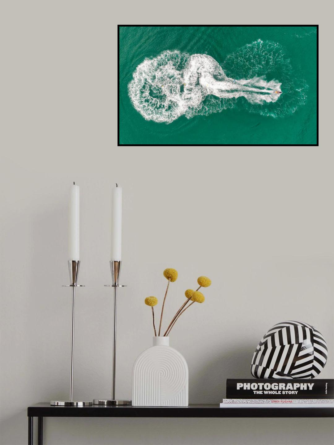 Writing on Water Poster och Canvastavla