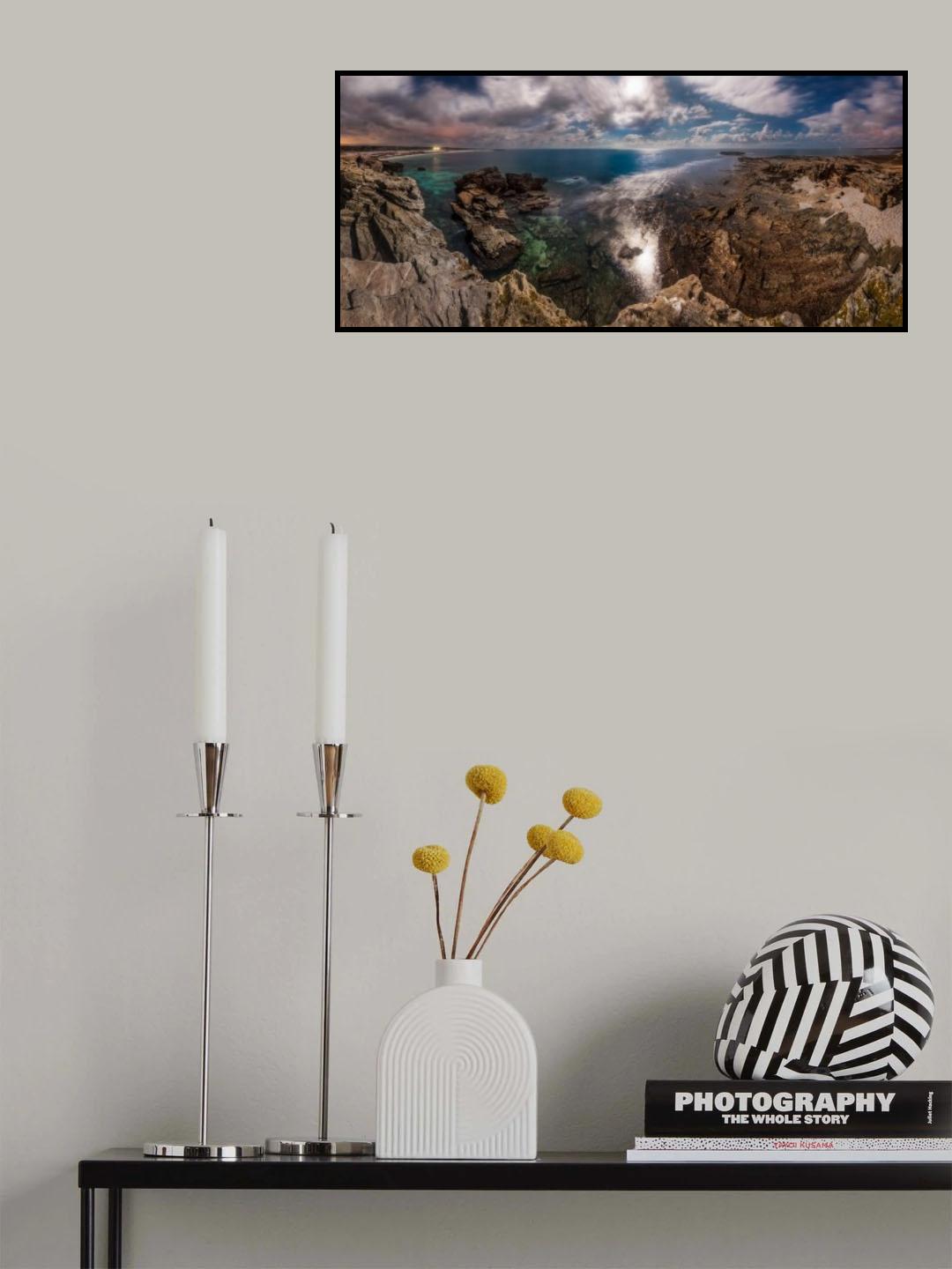 panoramic moonlight Poster och Canvastavla